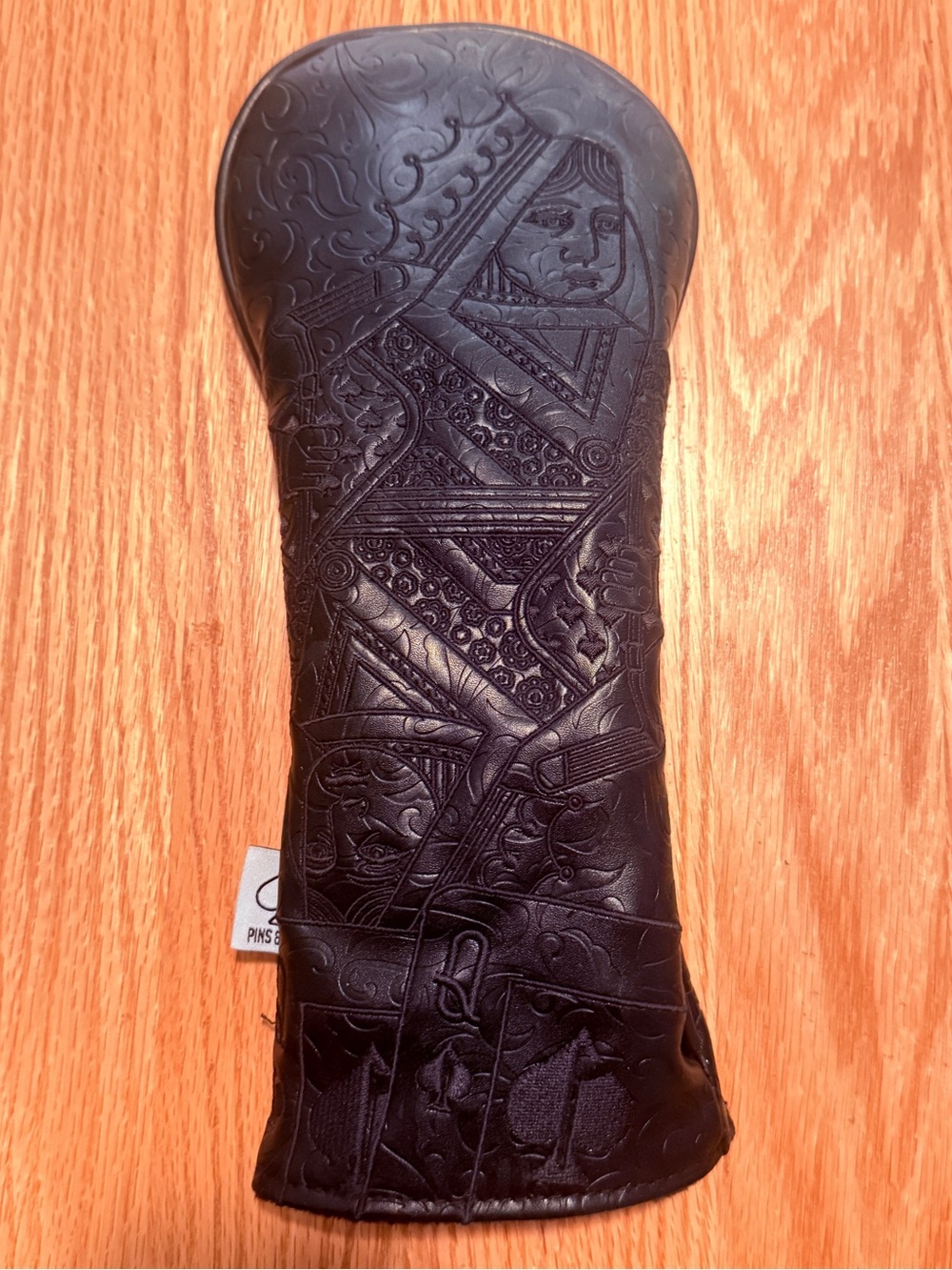 Pins & Aces Blackout Queen of Spades Fairway Cover